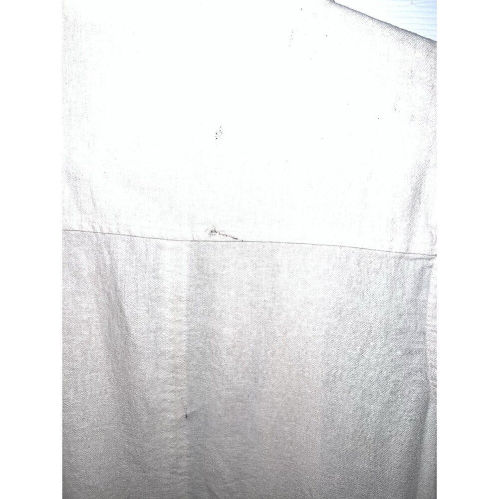 NWT JUICY COUTURE Vest Womens Ivory Linen Blend Cascade Front Pocket Sz S - Picture 8 of 12